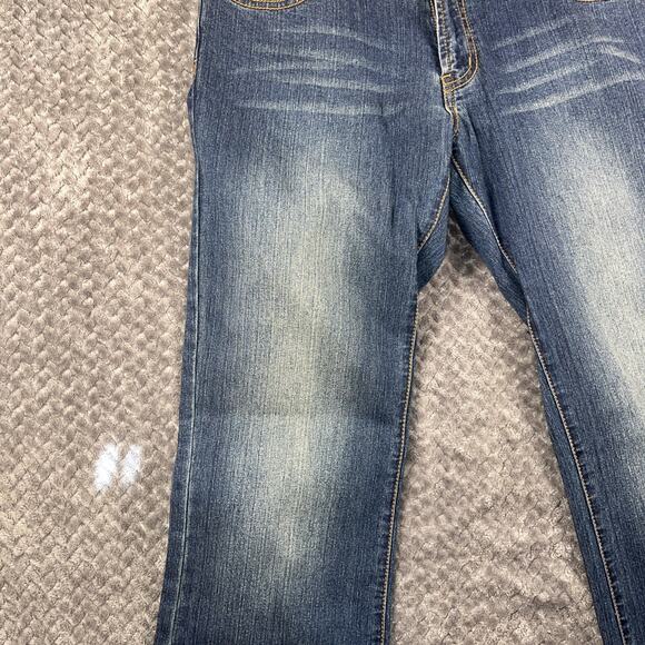 UGals Jeans Florida Gators Size 11 12 Denim Flare Pants Football Gameday - Picture 9 of 10